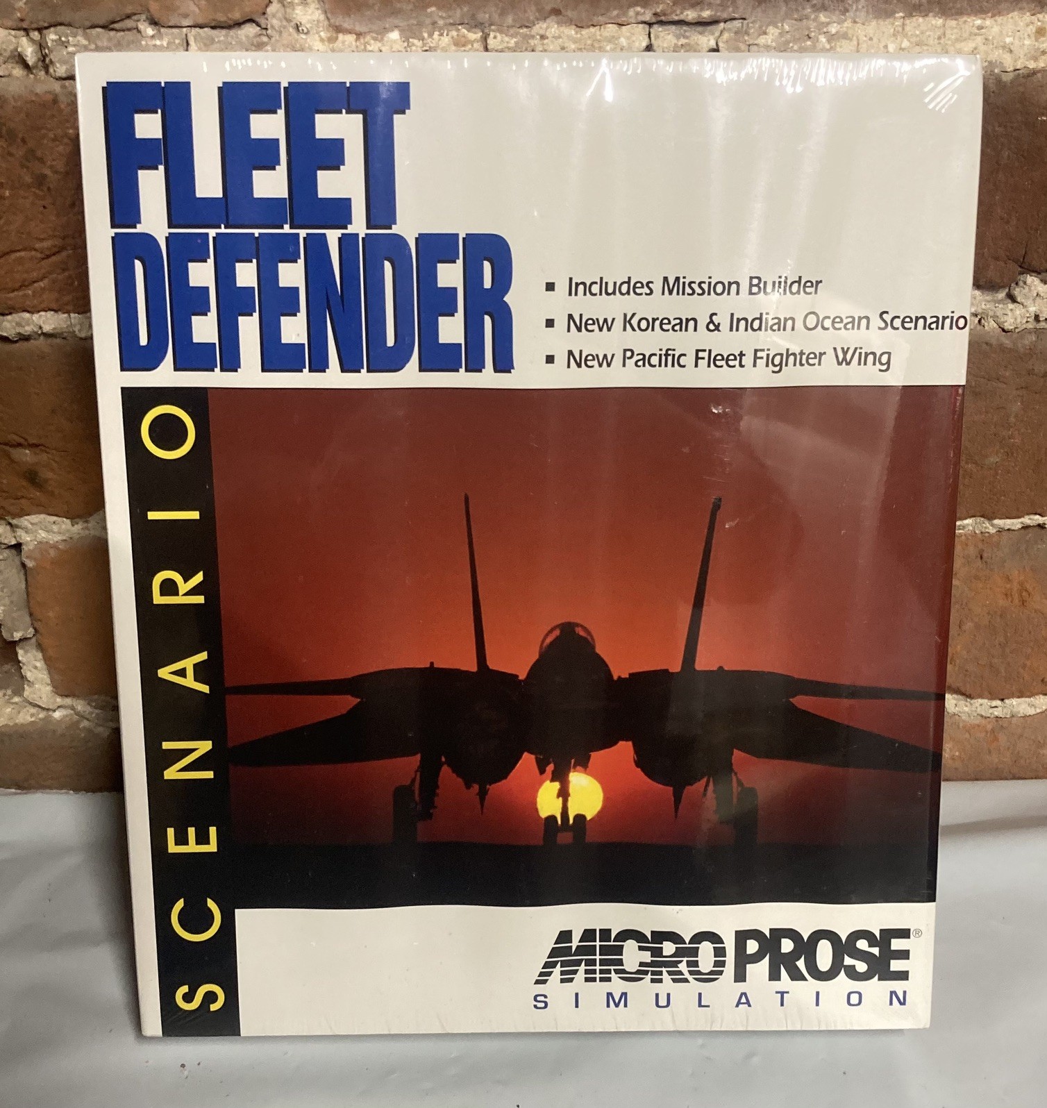 Vintage Micro Prose Fleet Defender Scenario IBM 3.5” HD Factory Sealed