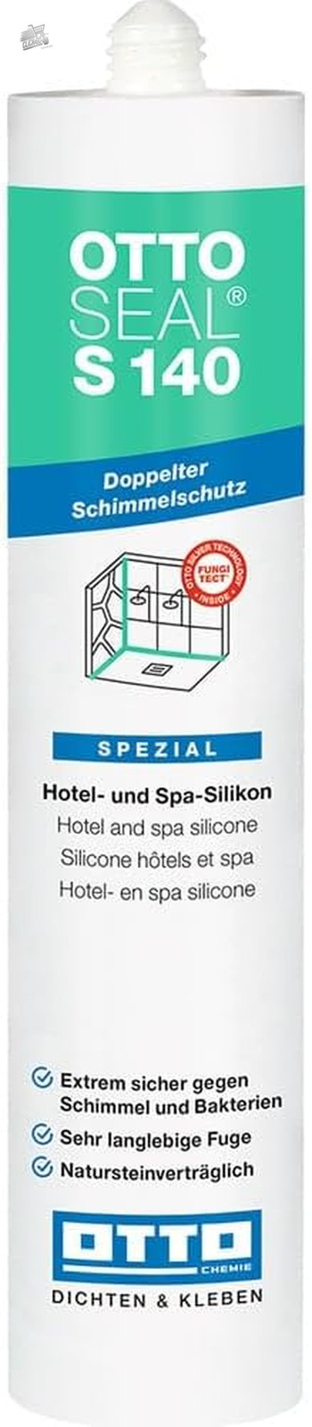 S 140 Hotel & Spa Silicone 310 Ml Grey Sanitary Cartridge C18