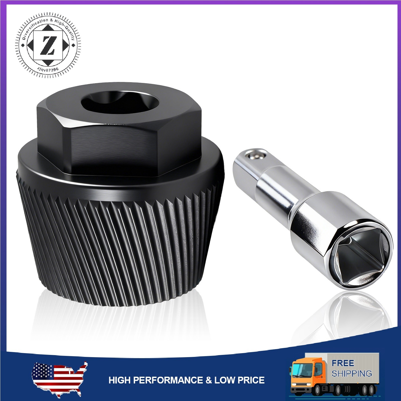 1.5" 05255 Tub Drain Extractor Anti-Rust w/ Extension Rod for Rusted Pipes