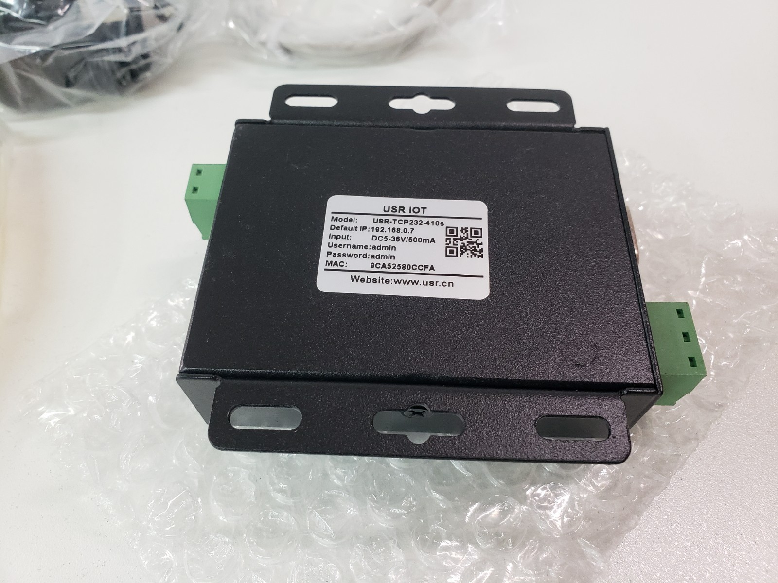 UNUSED - USR-TCP232-410S Serial Device Server Ethernet