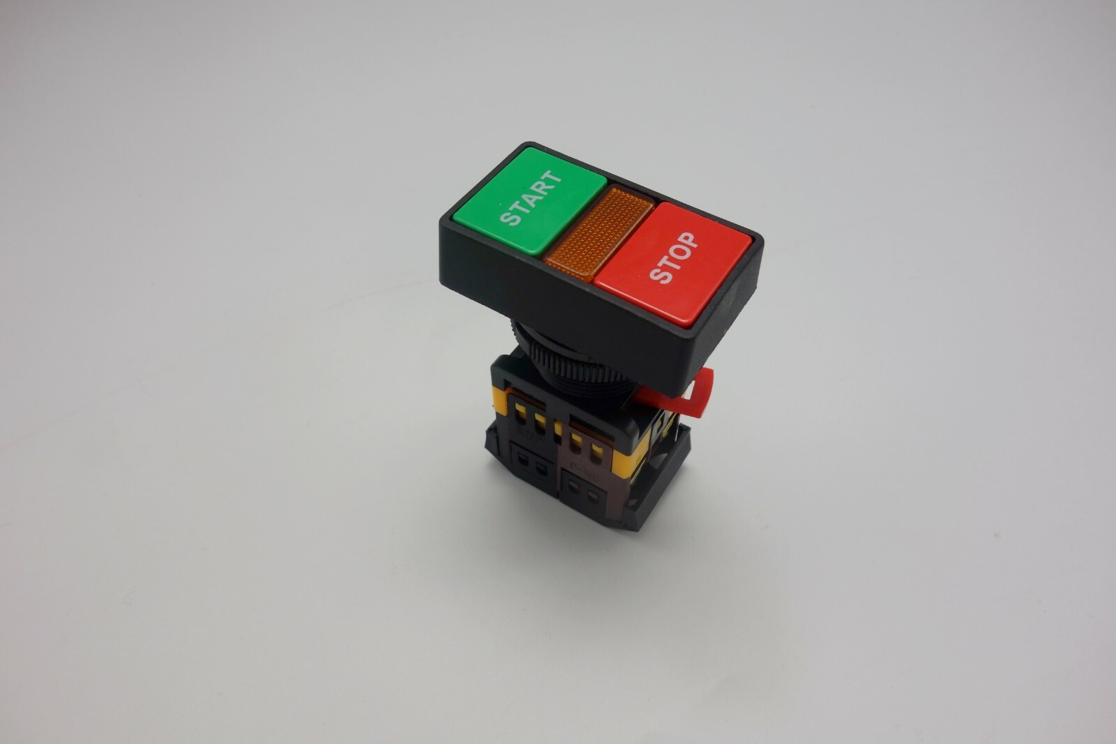 30MM Double head START STOP PUSH BUTTON 120V AC/DC LED illuminated Momentary