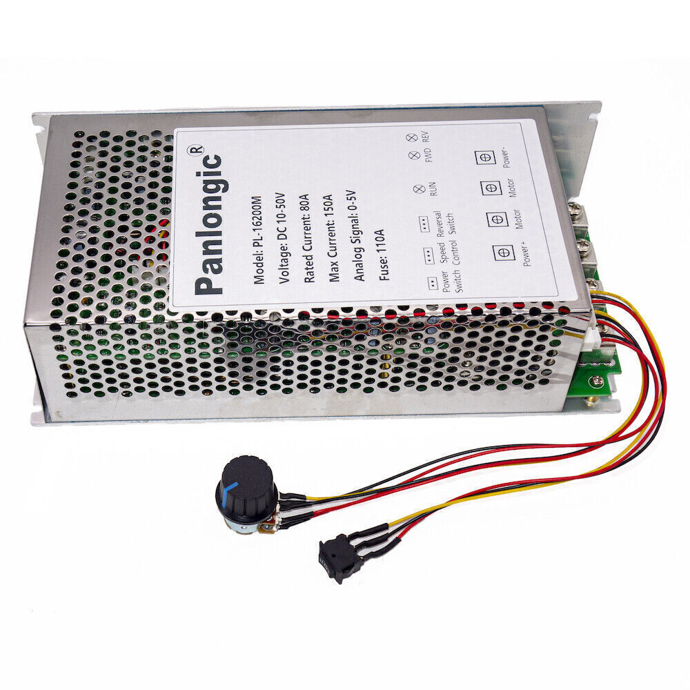 10V-50V 150A Reversible DC Motor Speed Controller PWM Control Soft Start 7500W