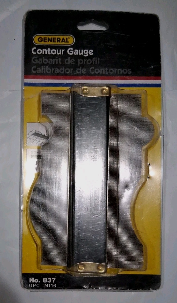 General No 837 Contour Gauge Profile Tool 6 Inch Shape Duplicator Measuring
