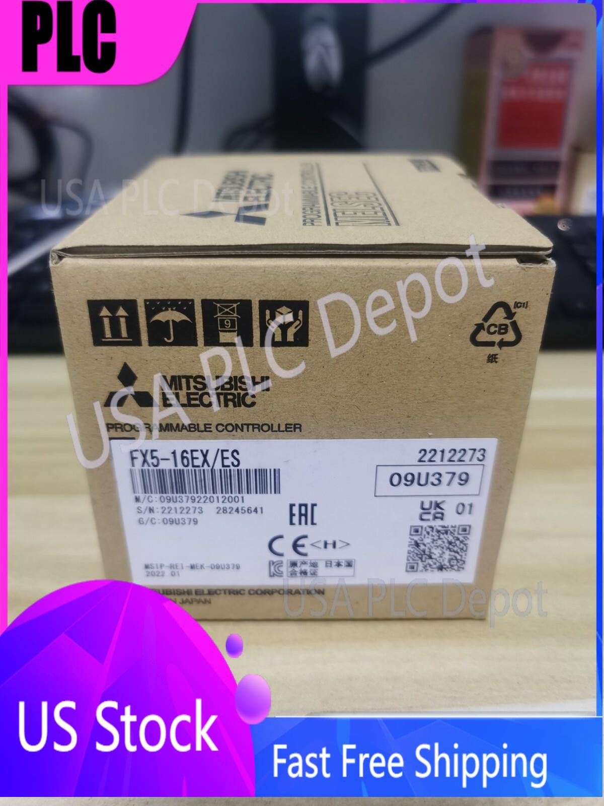 1PC New Mitsubishi FX5-16EX/ES FX5-16EX-ES PLC Module Brand Free Ship