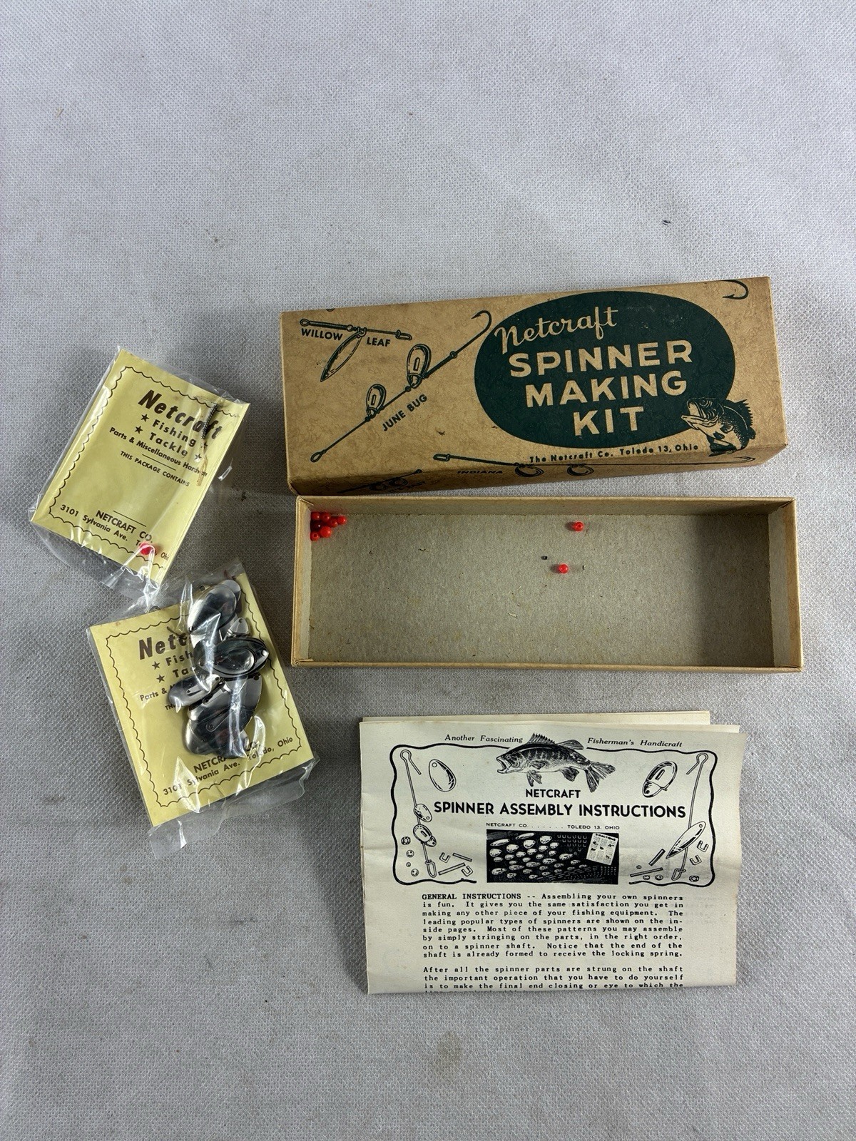 Netcraft Spinner Making Kit Circa 1950