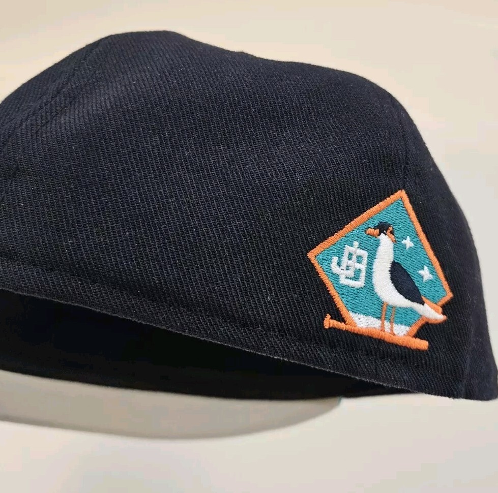 JACKSONVILLE BEACH SEABIRDS LOGO PATCH HAT 7 1/8
