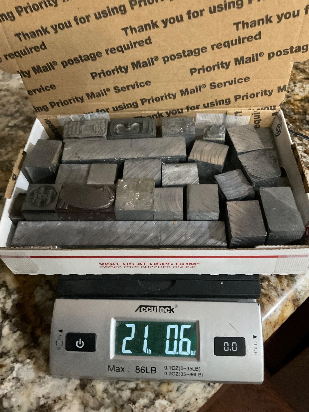 linotype lead 21 lbs