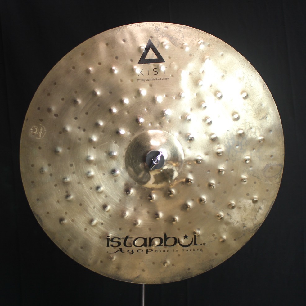 Istanbul Agop 22" Xist Dry Dark Brilliant Crash - 1819g (video demo)