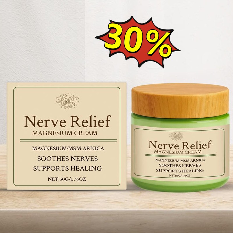 Premium Magnesium Cream For Nerve Relief & Muscle 2oz / 56g Comfort  H OT