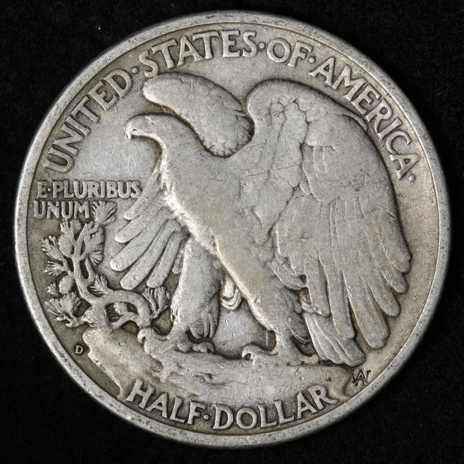 1936-D Walking Liberty Half Dollar Nice Circulated Condition