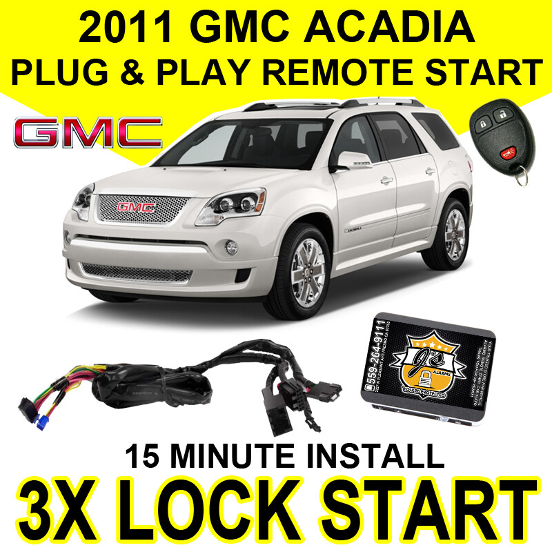2011 GMC Acadia Plug & Play Remote Start System GM DIY 3X Lock Starter GM10