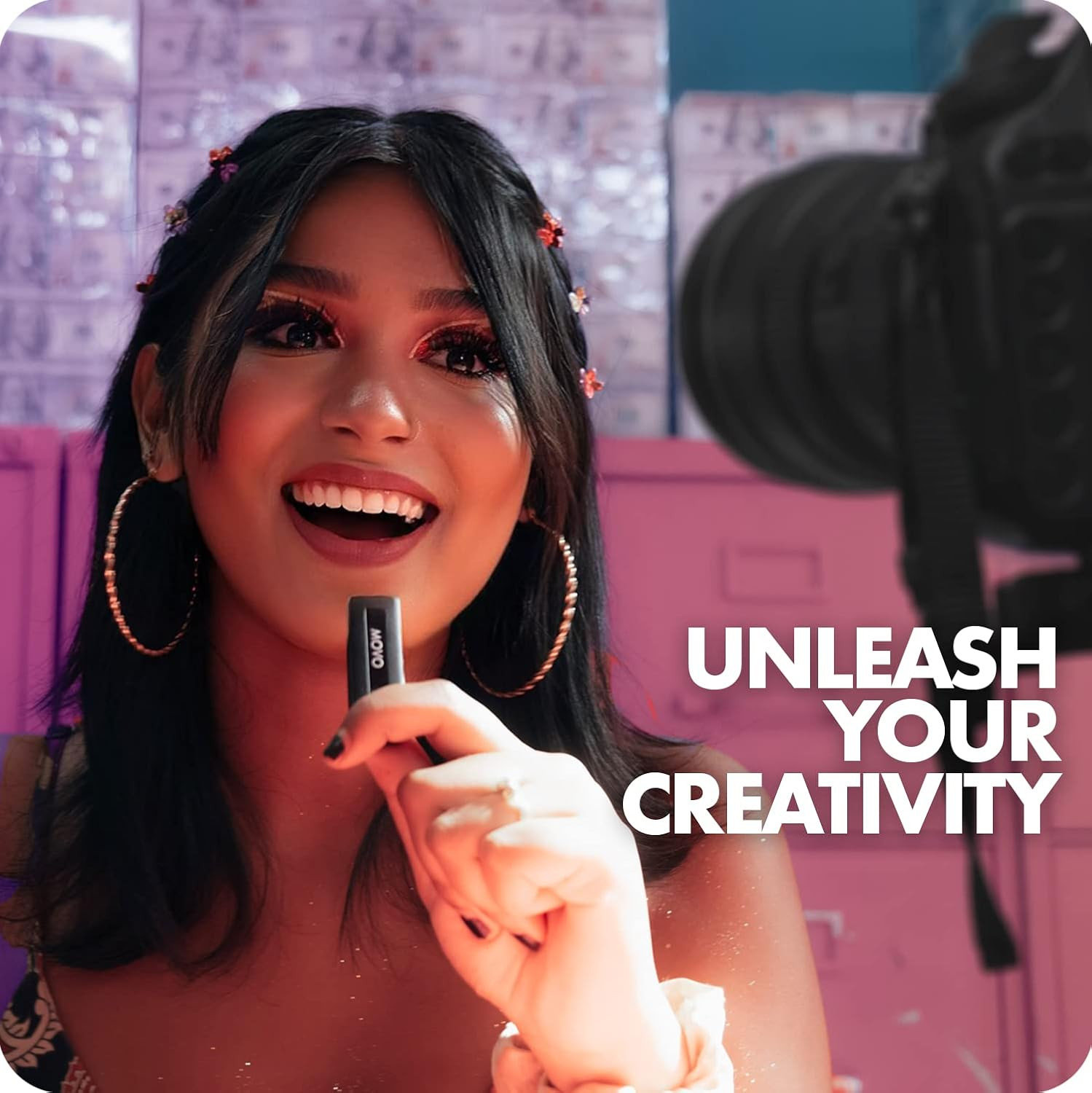 Wireless Mini Camera Microphone for Video Recording- 2.4Ghz Wireless Transmitter
