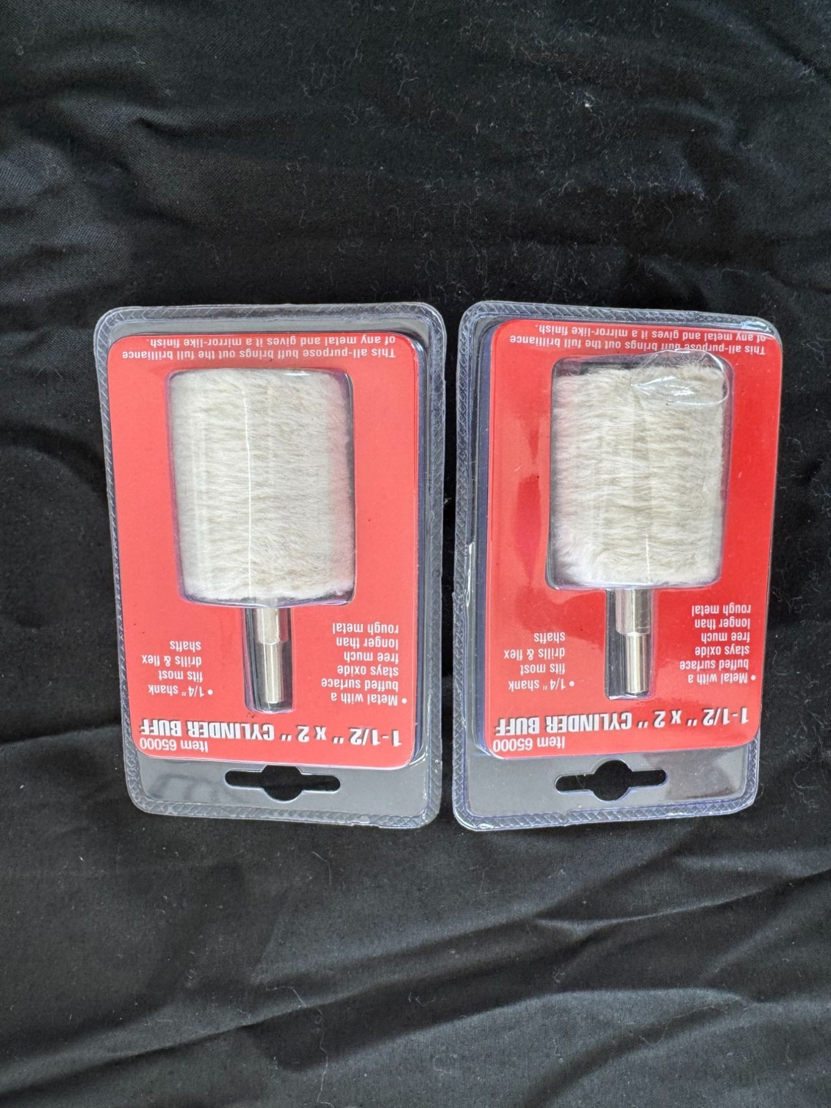 Lot of 100% Cotton Buffing Set For Metal Polishing Includes Tapered & Cylinder