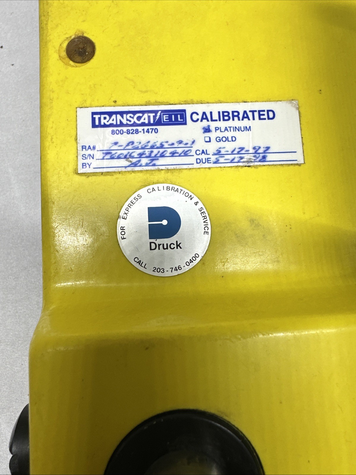 DRUCK~ DIGITAL PRESSURE INDICATOR ~ dpi 601/csa ~ UNTESTED