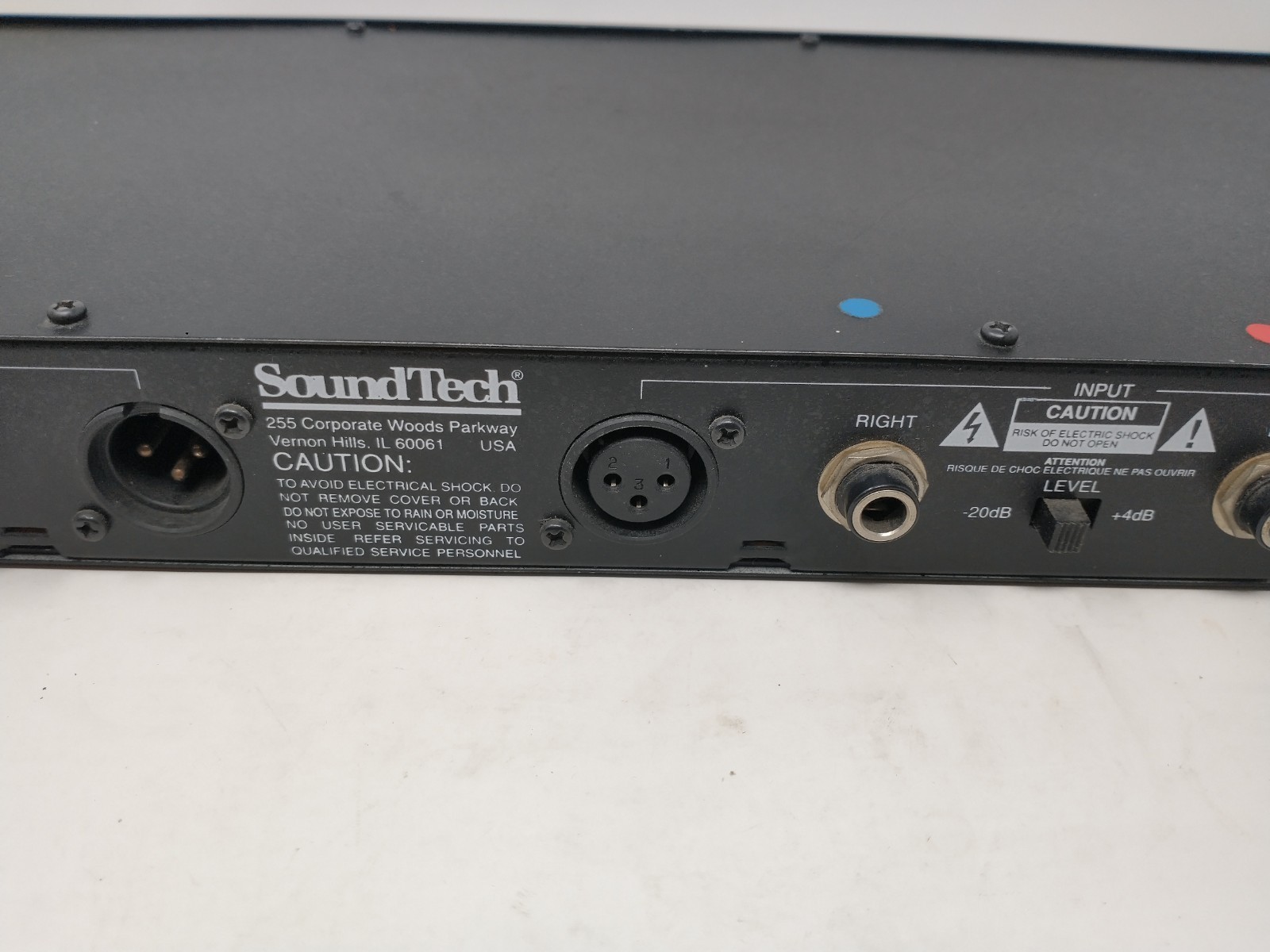 SoundTech Q150 Single Space 15 Band Stereo EQ Equalizer Rack Mountable Vintage