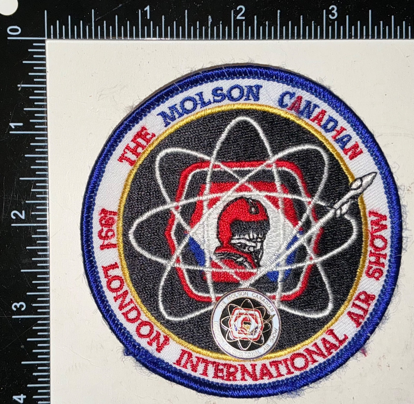 The Molson Canadian 1991 London International Air Show Patch & Pin