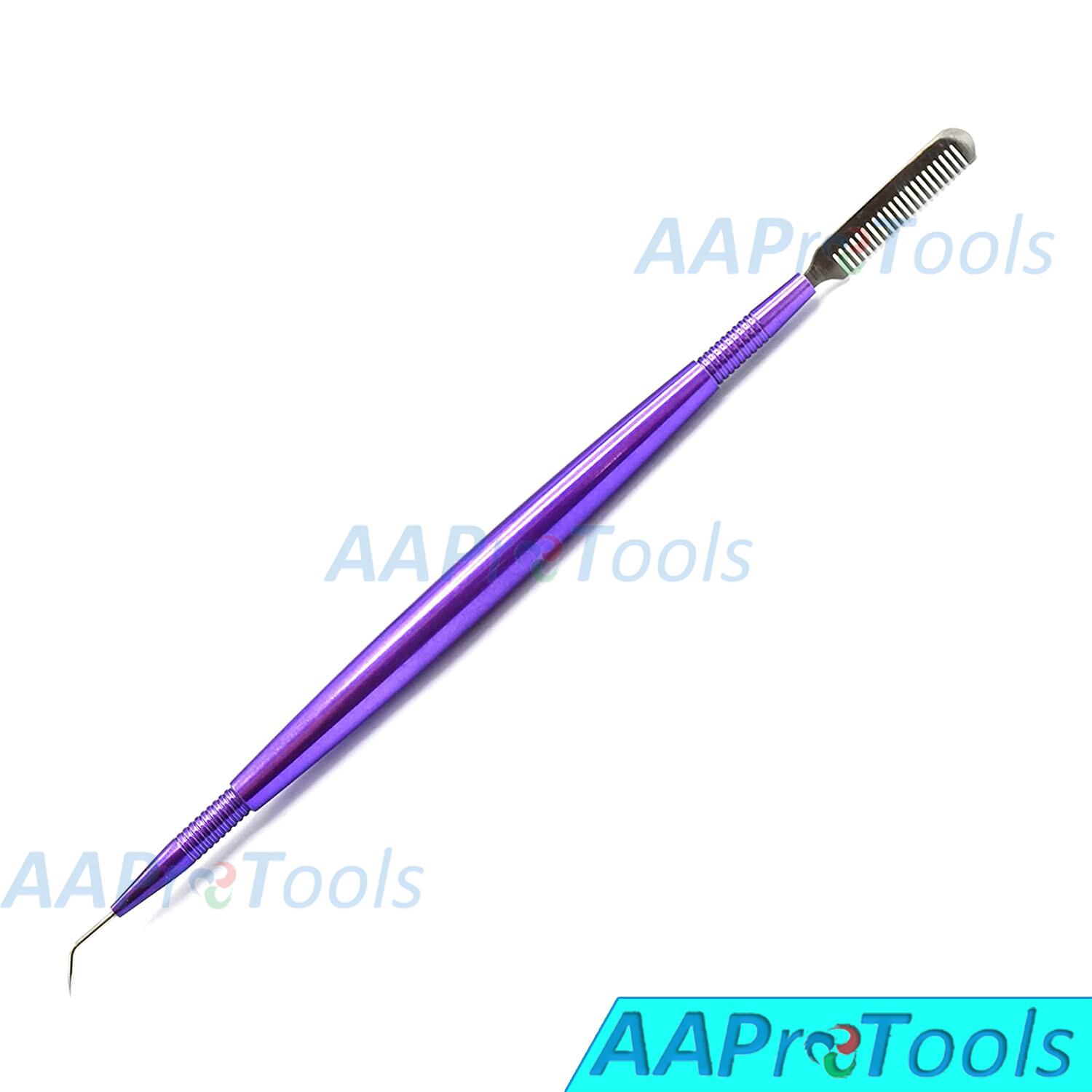 EYELASH LIFTING PURPLE COLOR SEPARATING TOOL EXTENSIONS Brush & Hollow Handle