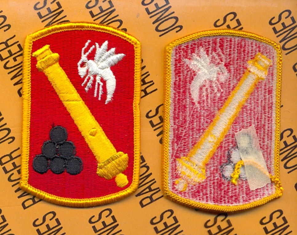 113th FA Field Artillery Brigade 3" Dress uniform patch