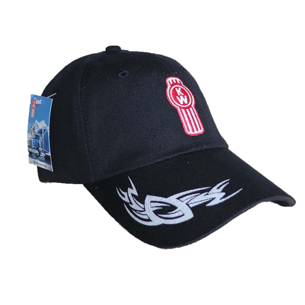 Kenworth base ball cap KW semi diesel trucker Black Tribal hat gear truck new
