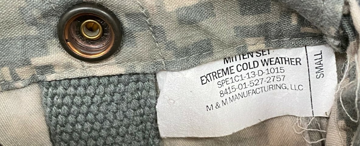 USGI Extreme Cold Weather Mitten Set ACU Medium