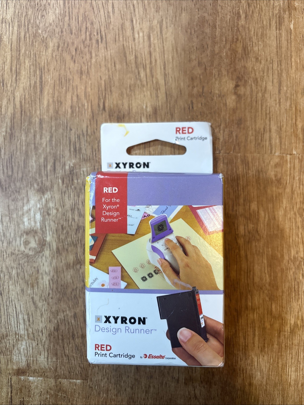 Xyron Design Runner Red Ink Print Cartridge Sealed NEW