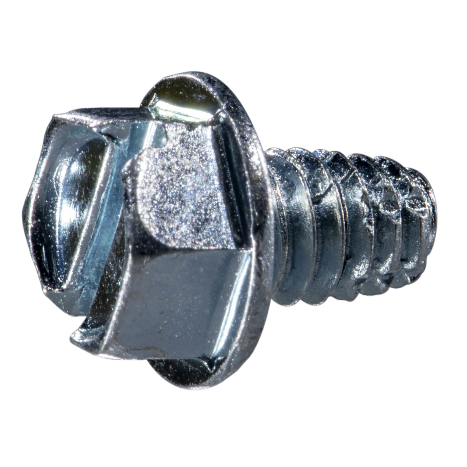 1/4"-20 x 3/8" Zinc Hex Washer Head Type F Sheet Metal Screws (25 pcs.)