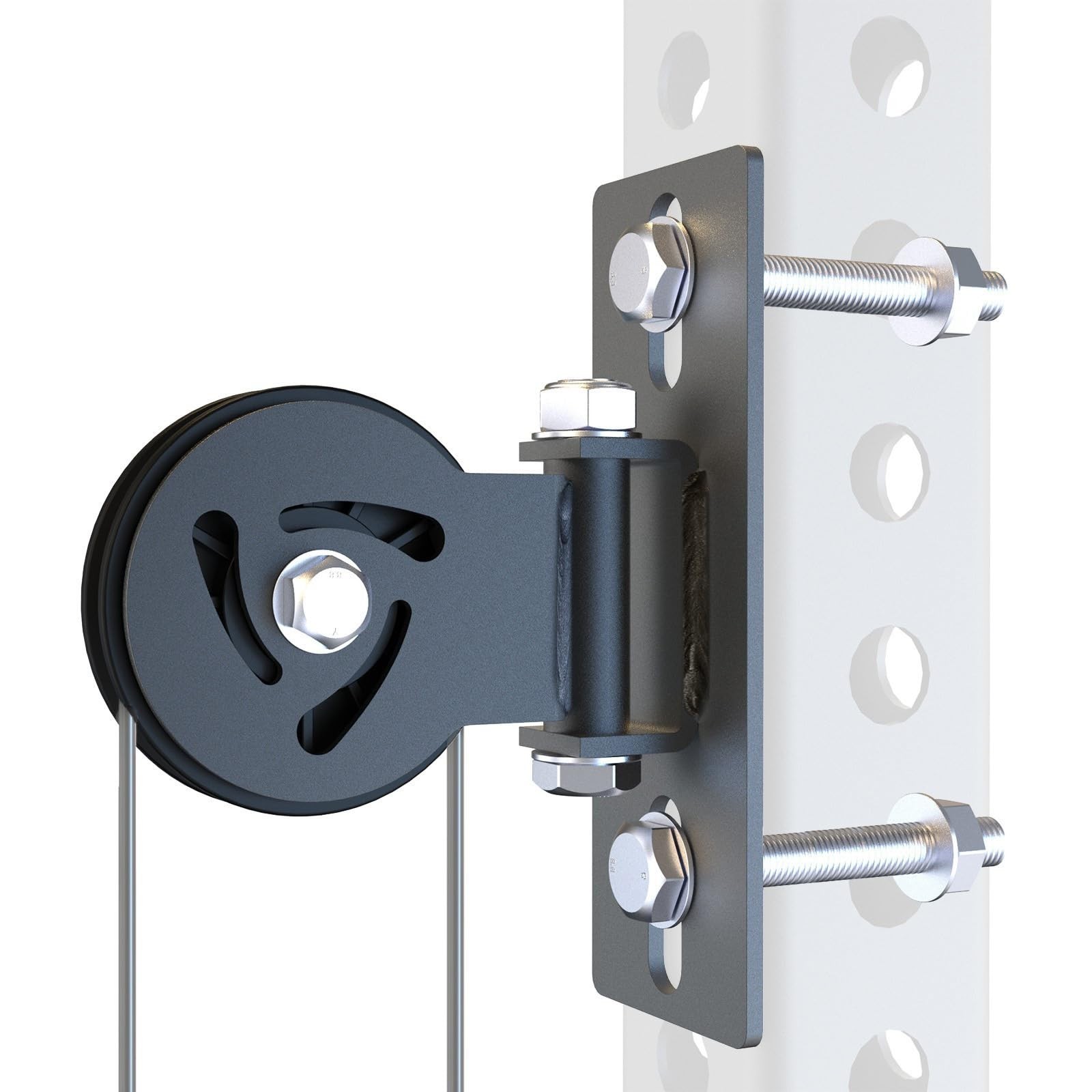 Pulley System for Power Rack - Fits 5/8" Hole Size, Cable Pulley Attachment f...