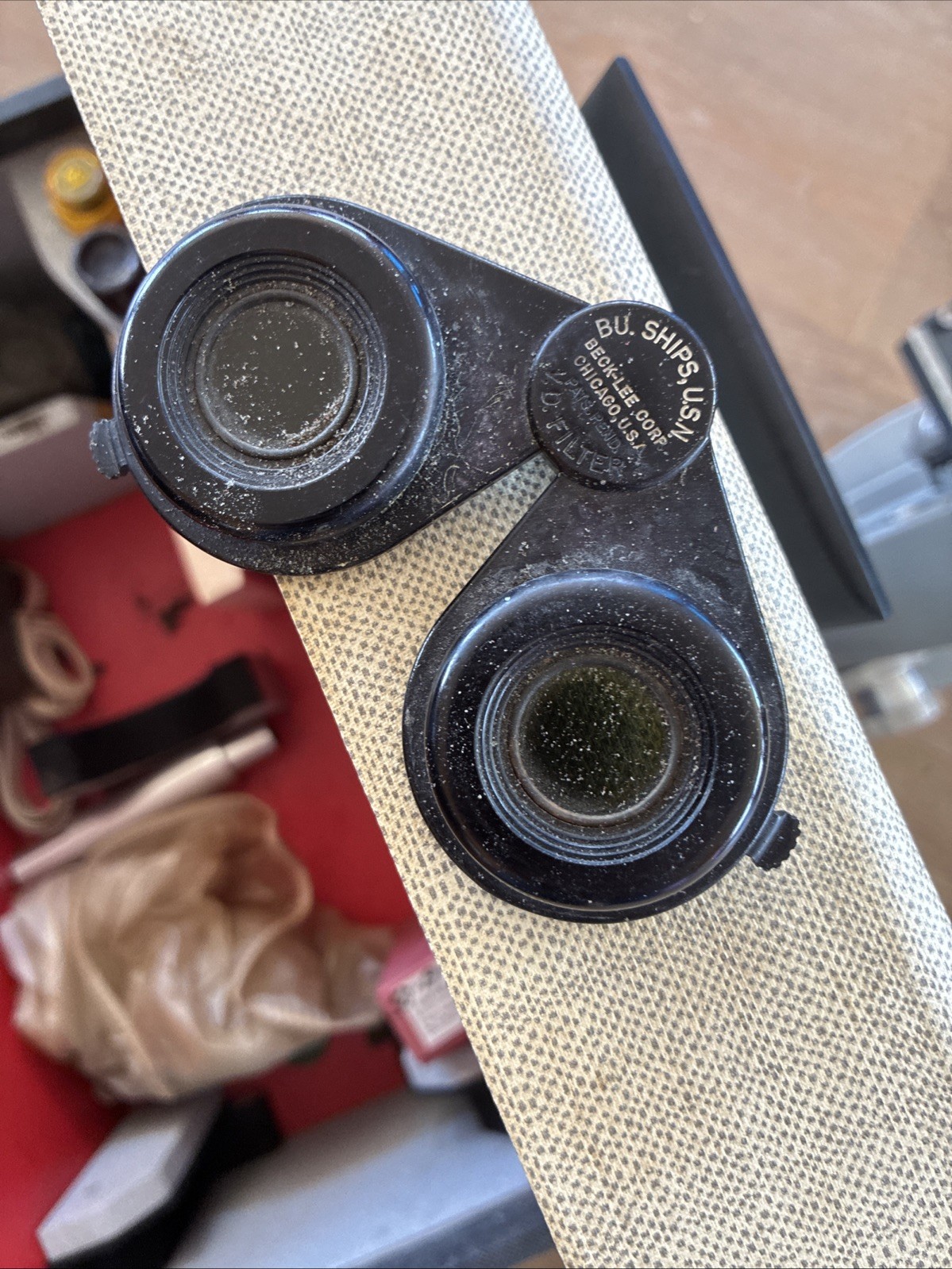 American Optical Spencer Microscope With Case From Estate