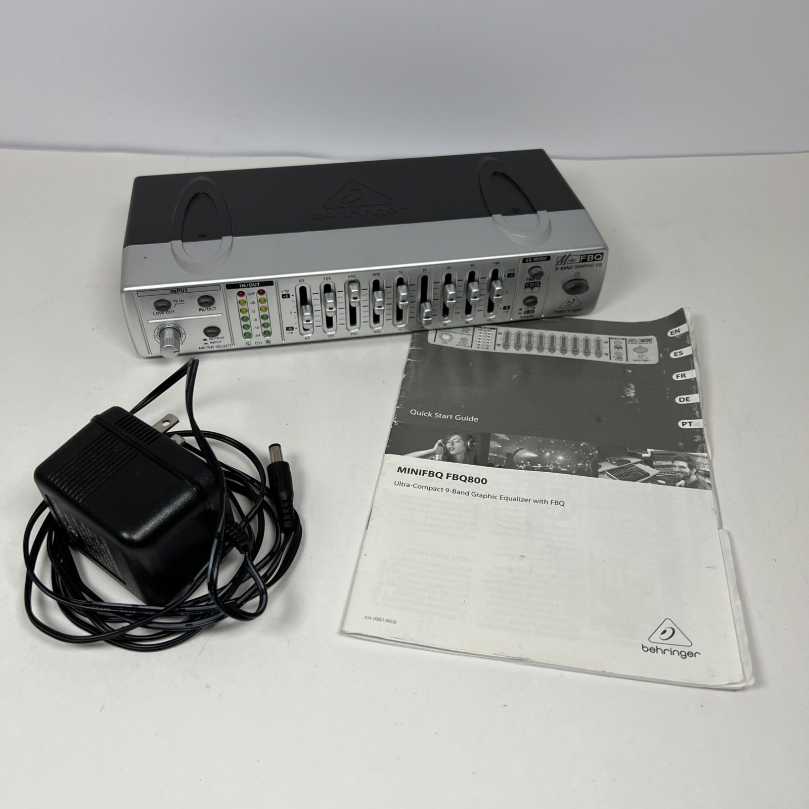 Behringer MiniFBQ FBQ800 Ultra Compact 9 Band Graphic Equalizer