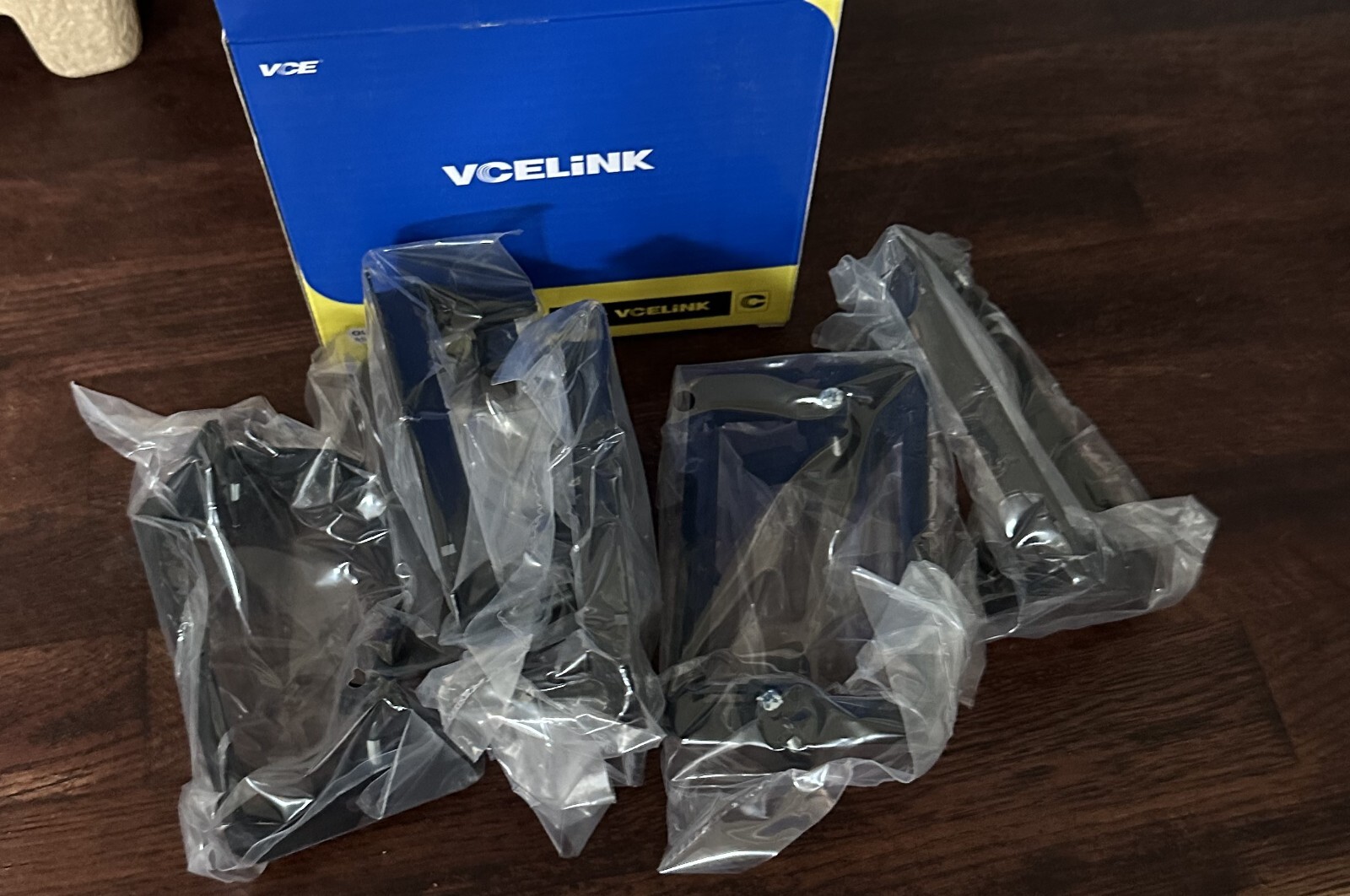 VCE Low Voltage Mounting Bracket (1 Gang, 5 Pack)  for Single Gang Wall Plate, T