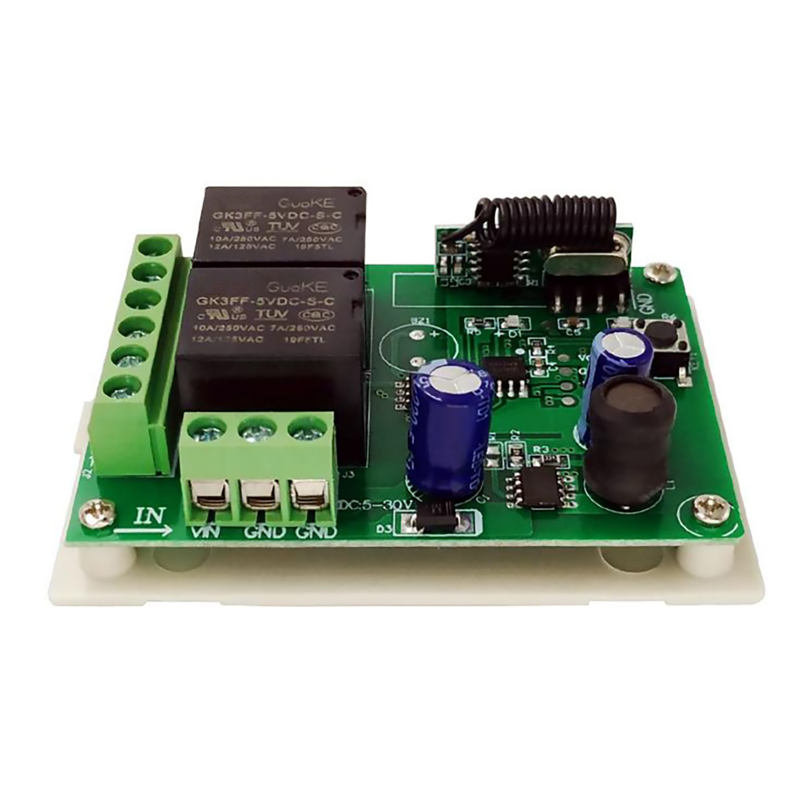 Wireless Remote Control Relay Transmitter 433MHz Universal DC 1* CR2032 Battery