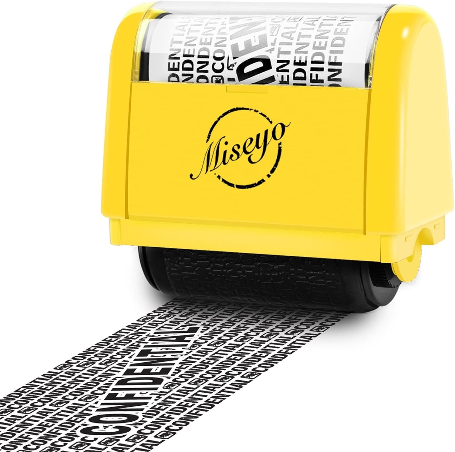 1.5" Miseyo Wide Identity Theft Protection Roller Stamp for Privacy Protection