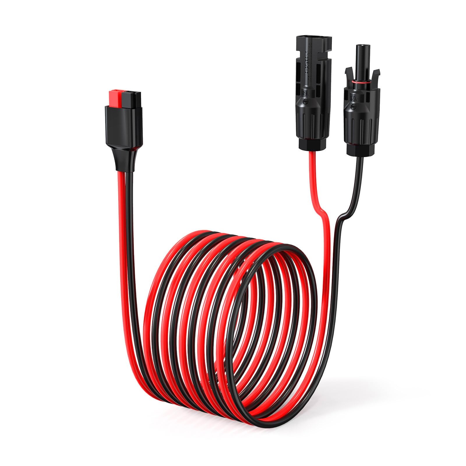 Elfculb 10Awg 10Ft Solar Panel Cable To Anderson Connector 2 6 10 20 35 50Ft
