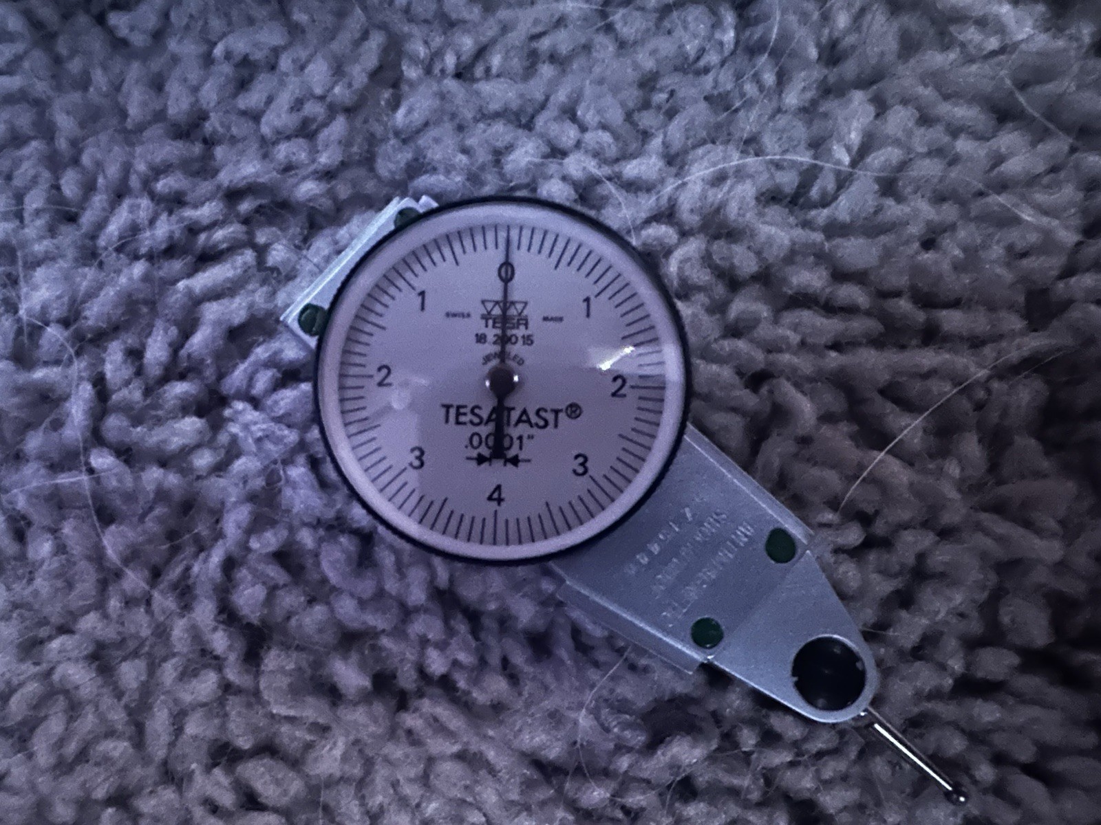 TESA 18.20015 Dial Test Indicator TesaTast Precision Tool with Case