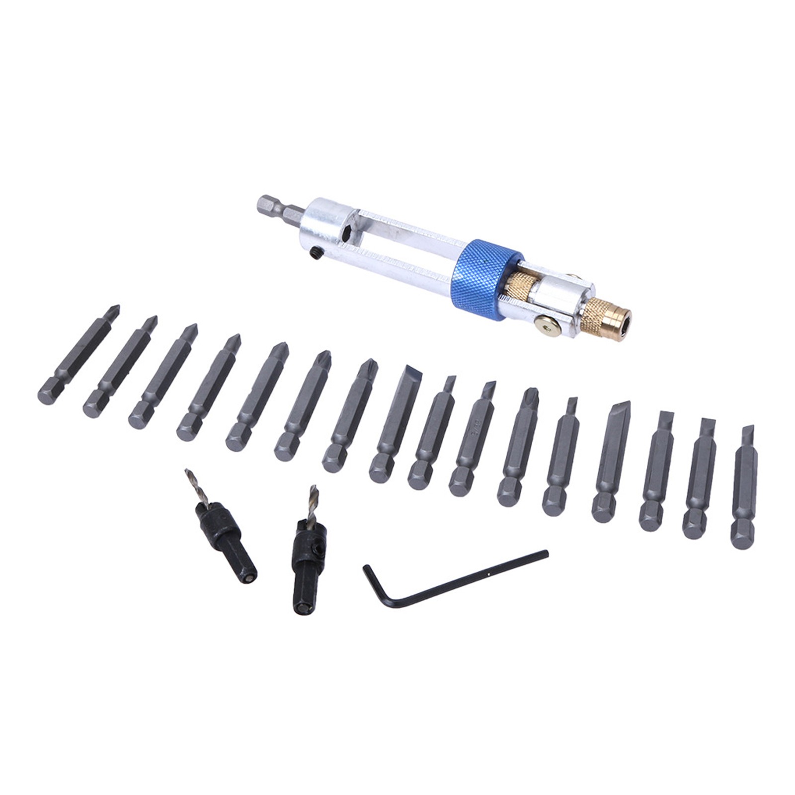 20PCS Quick-Change Half Time Drill Driver Bits Swivel Head Driving Repair Tools