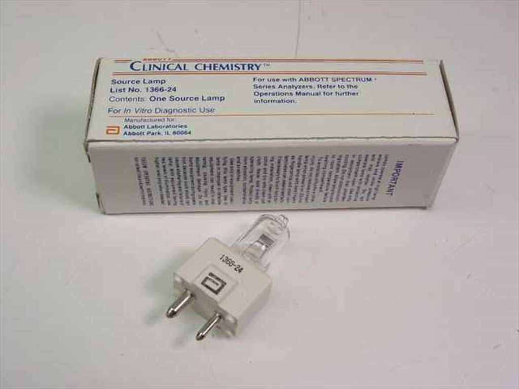 Abbott 1366-24 Source Lamp for Abbott Spectrum Series Clinical Chemistry