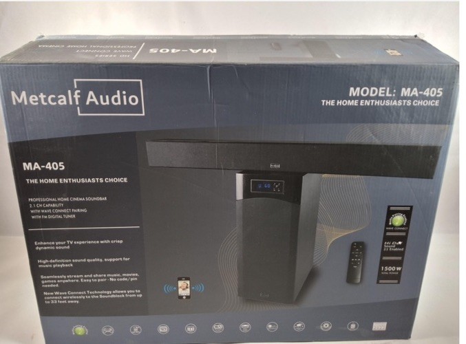 Metcalf Audio MA-405 2.1 Channel Speaker System- SUBWOOFER