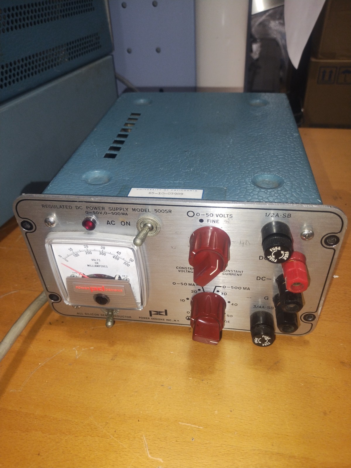 Power Designs 5005S Regulated DC Source Power Supply