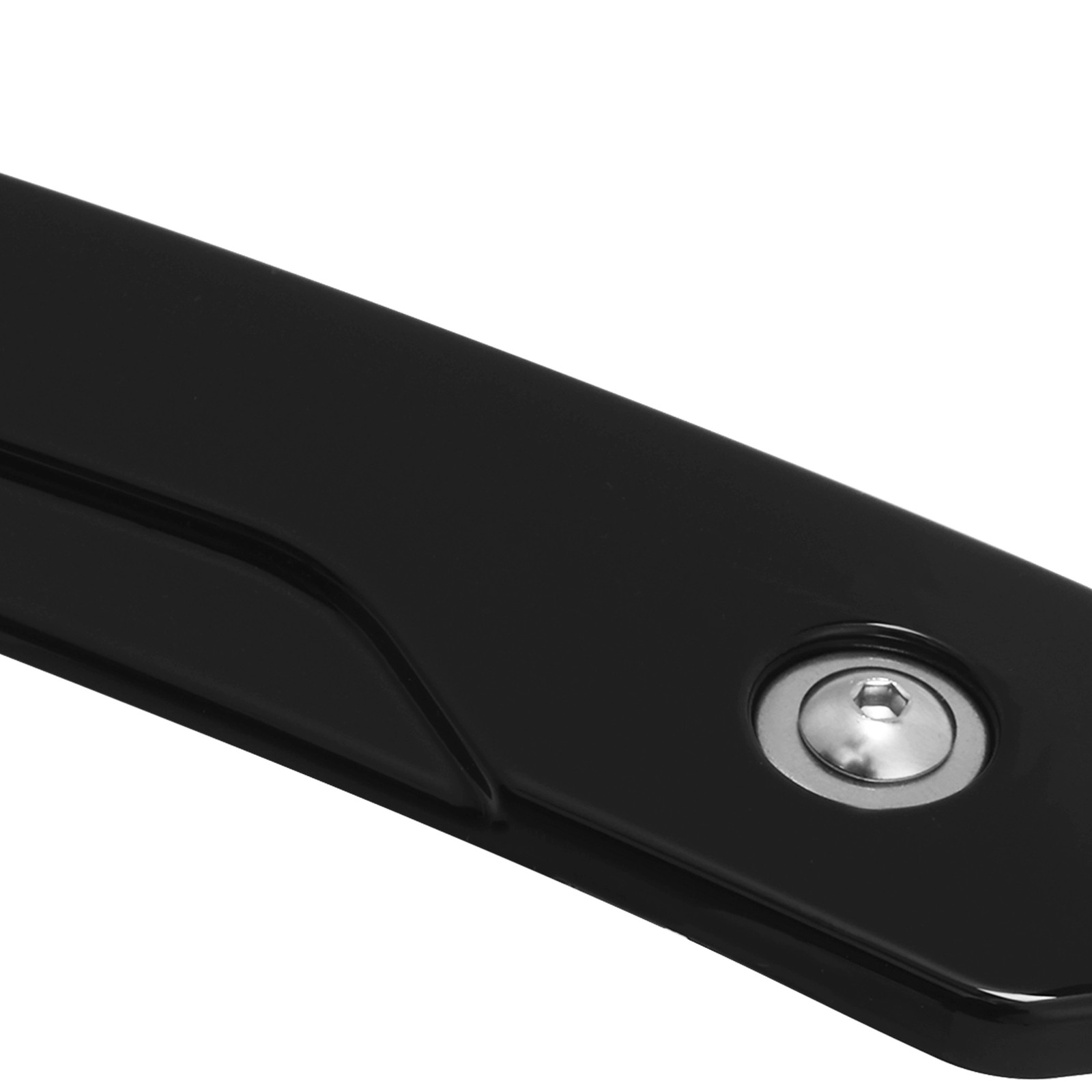 Black Split Windscreen Windshield Side Trim Fit For Harley CVO Road Glide 23-25