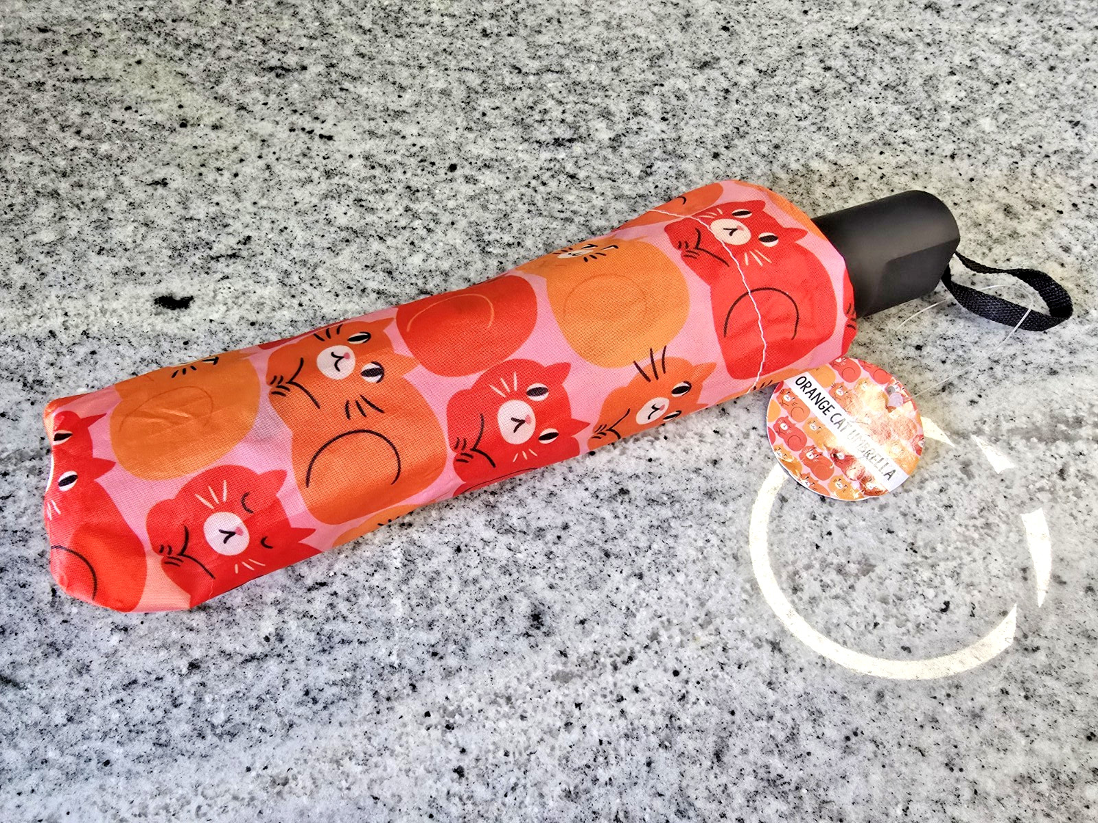 Orange Cat Umbrella by Cat Lady Box - NWT