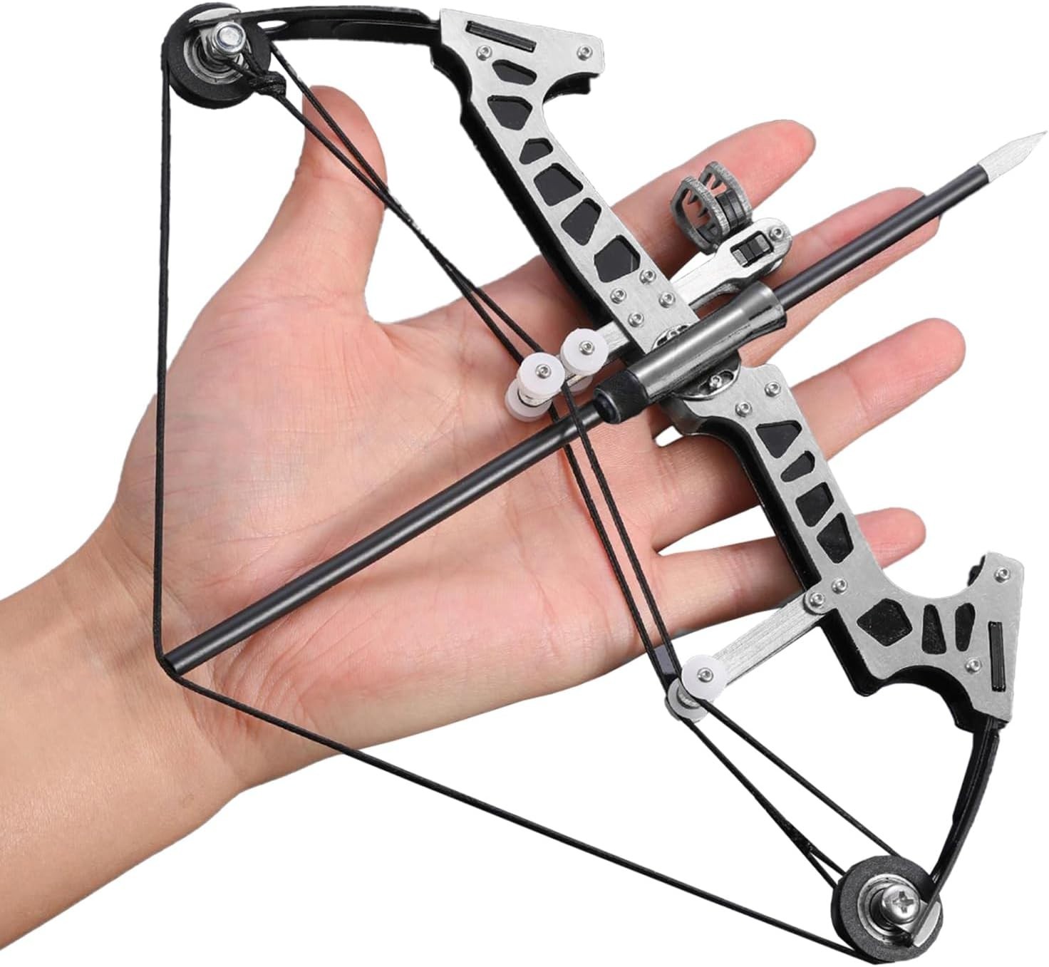 Complete Archery Set: Laser Compound Bow, 10 Arrows, and Target - Ambidextrous