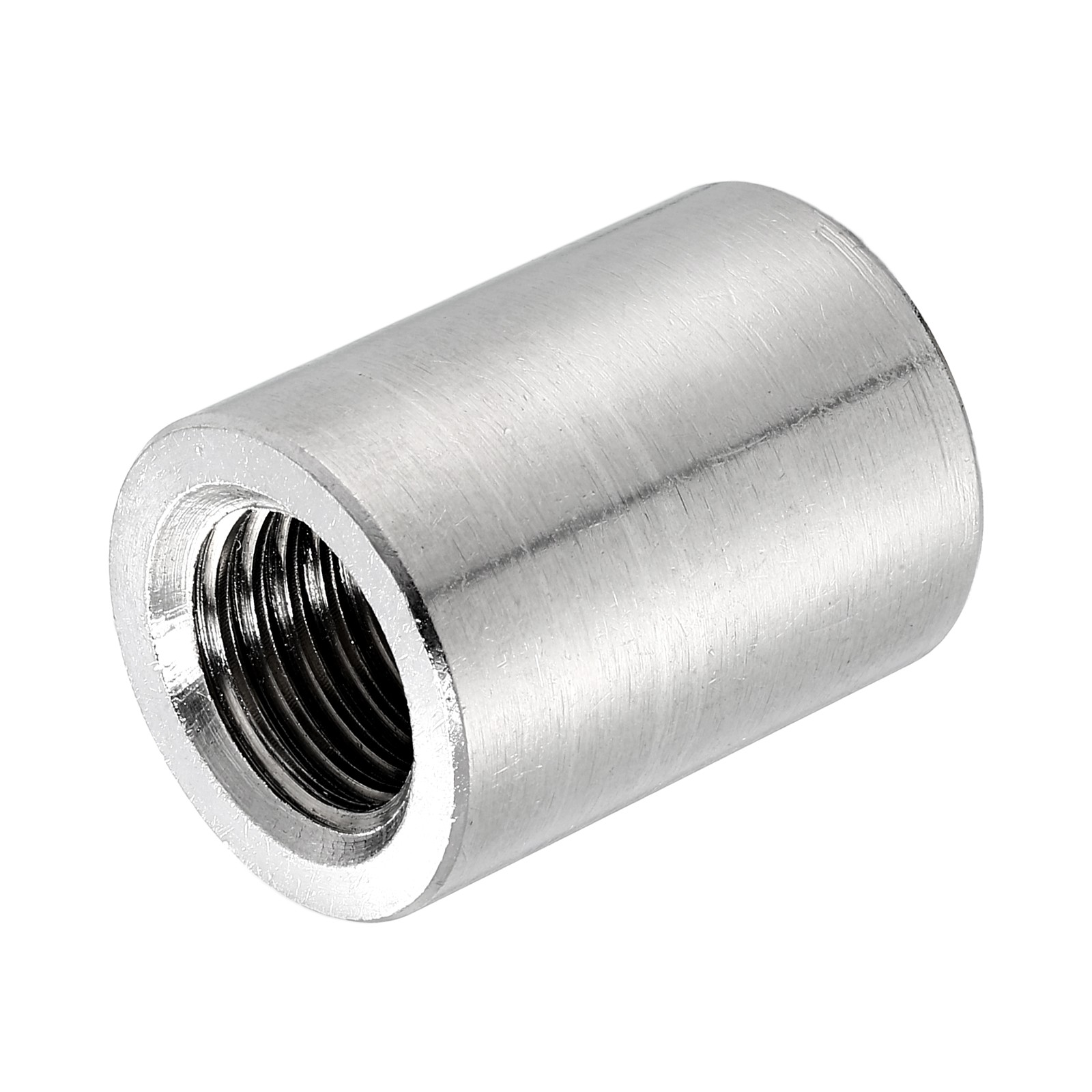 M20x2.5x40mm 304 Stainless Steel Round Coupling Nuts 30mm OD