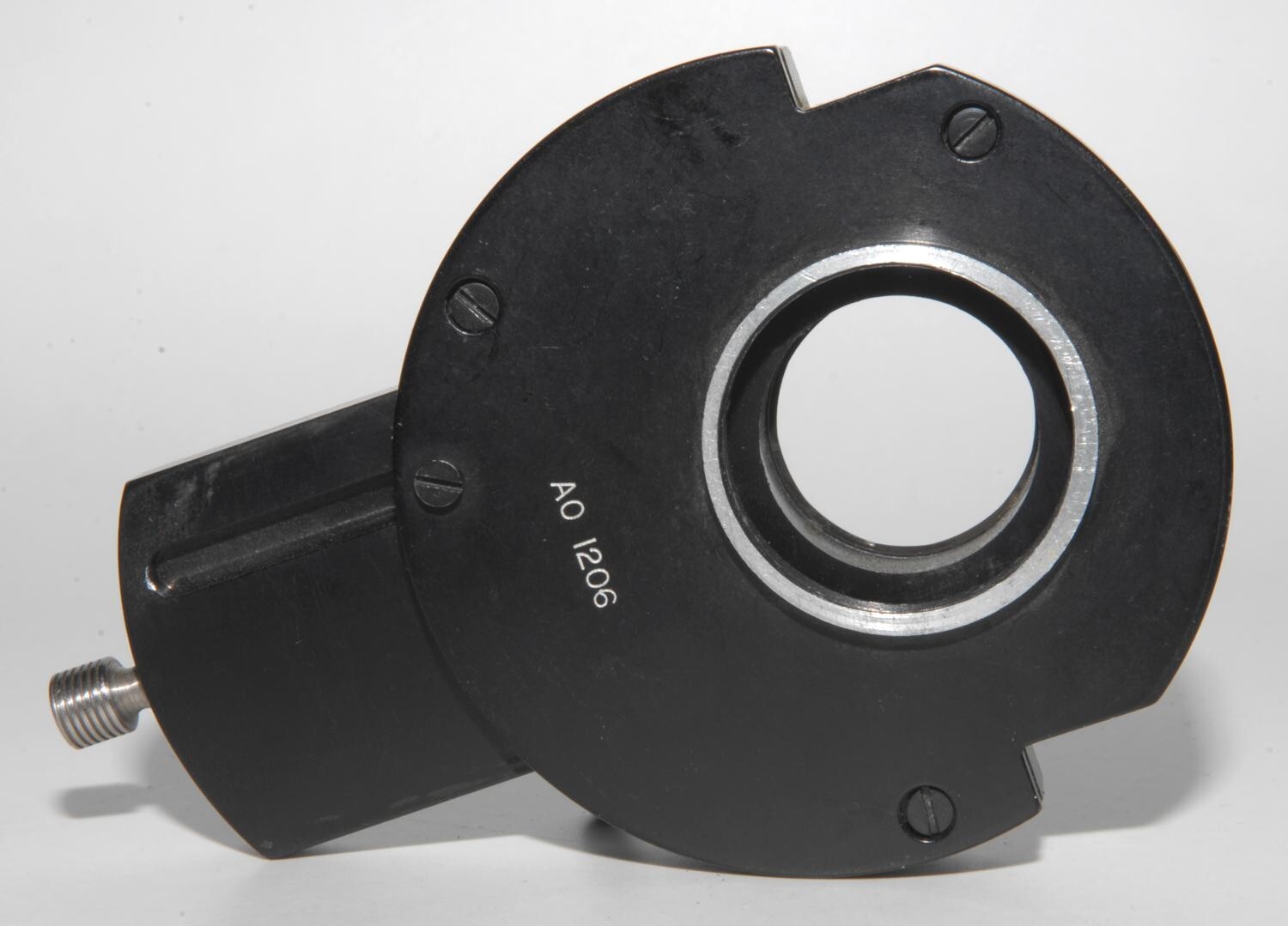 American Optical Microscope Phase Ring Slider 40x Ring, Iris Diaphragm & Carrier