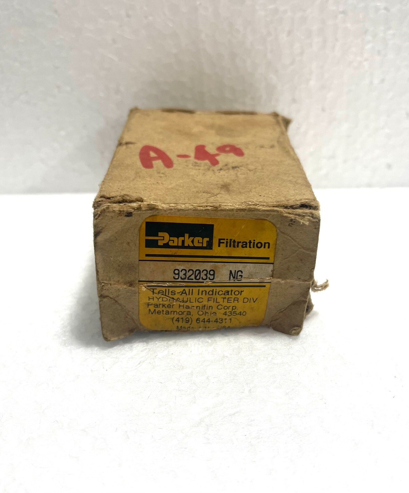 Parker 932039 NG Filter Visual Indicator EPR