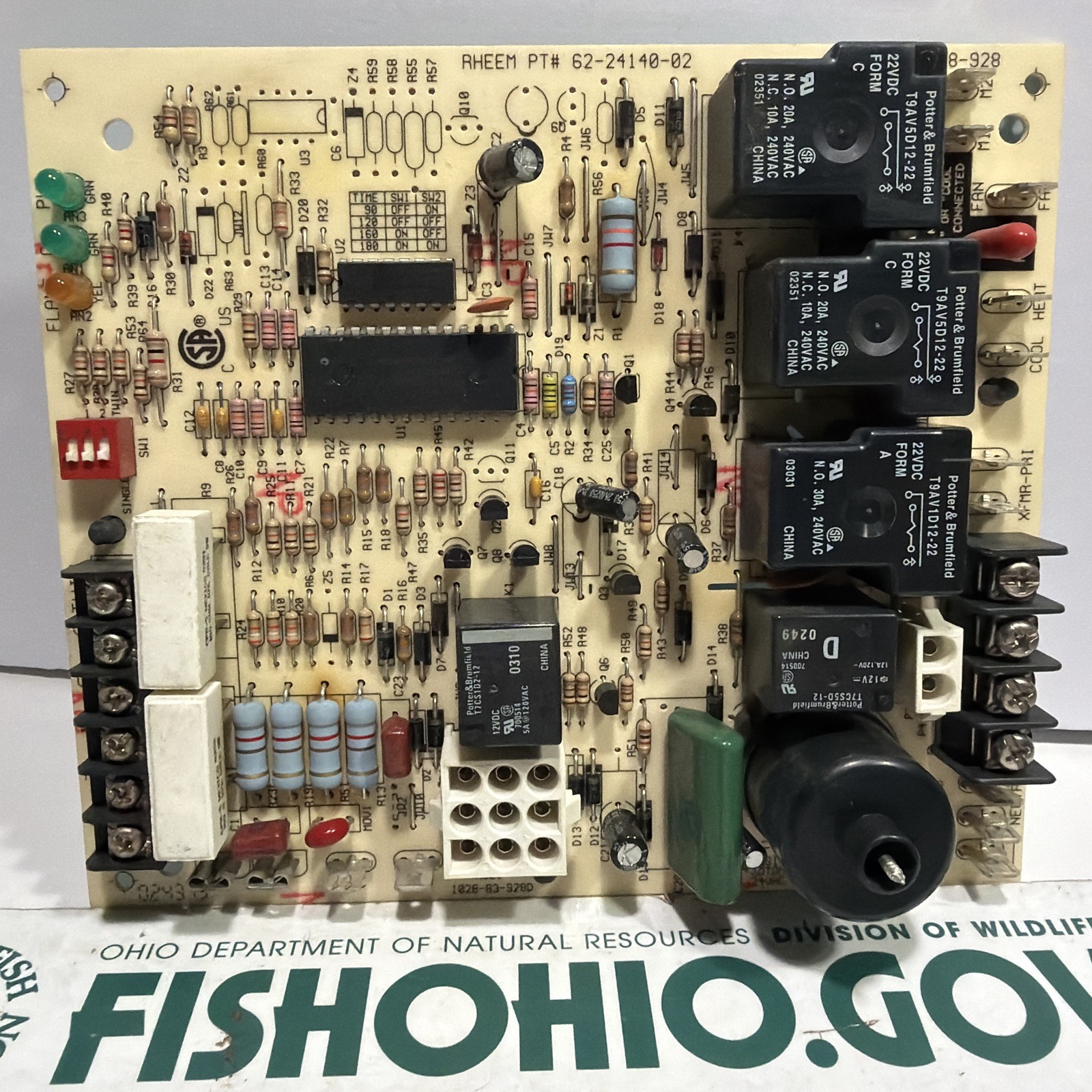 RHEEM 62-24140-02 CONTROL BOARD 1028-928
