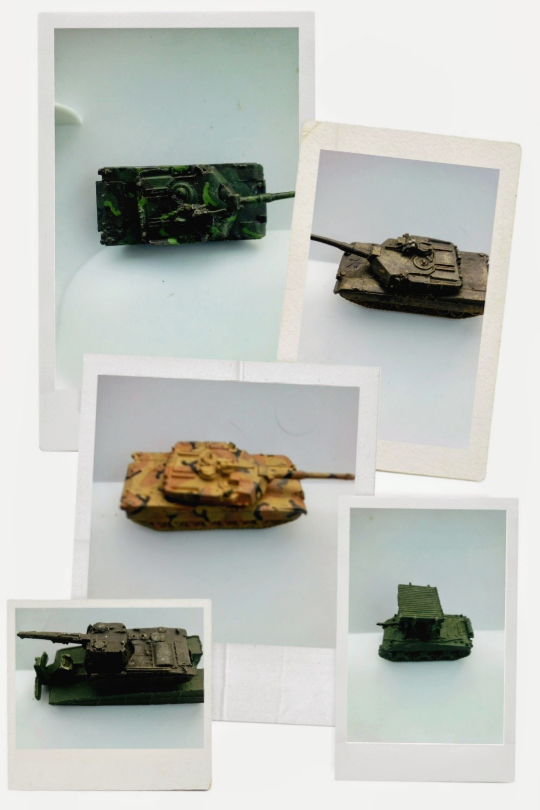 Vintage WW2 Miniature Military Vehicle's,Great For Games Or Collection