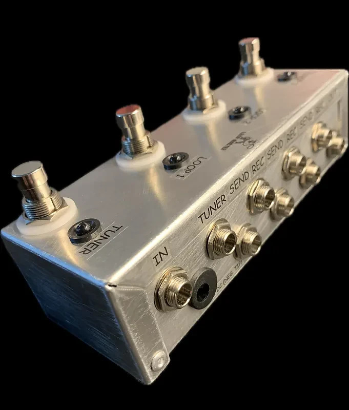 Loop Master Pedals 3 Loop Mini True Bypass Looper Loop Switcher w Tuner Mute
