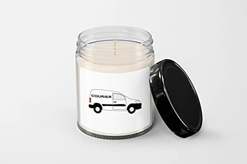 Small Courier delivery Van Candle - Soy Wax Candle - Hand Poured Candle