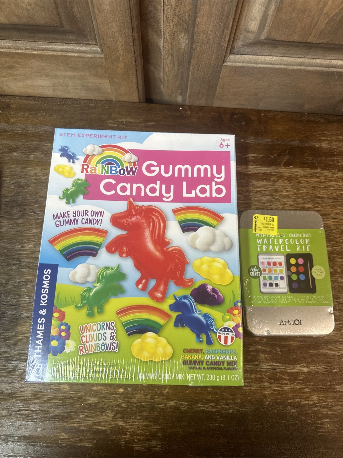 NIB Rainbow Gummy Candy Lab Stem Kit Make Your Own Gummy Candy + Bonus Paint Kit