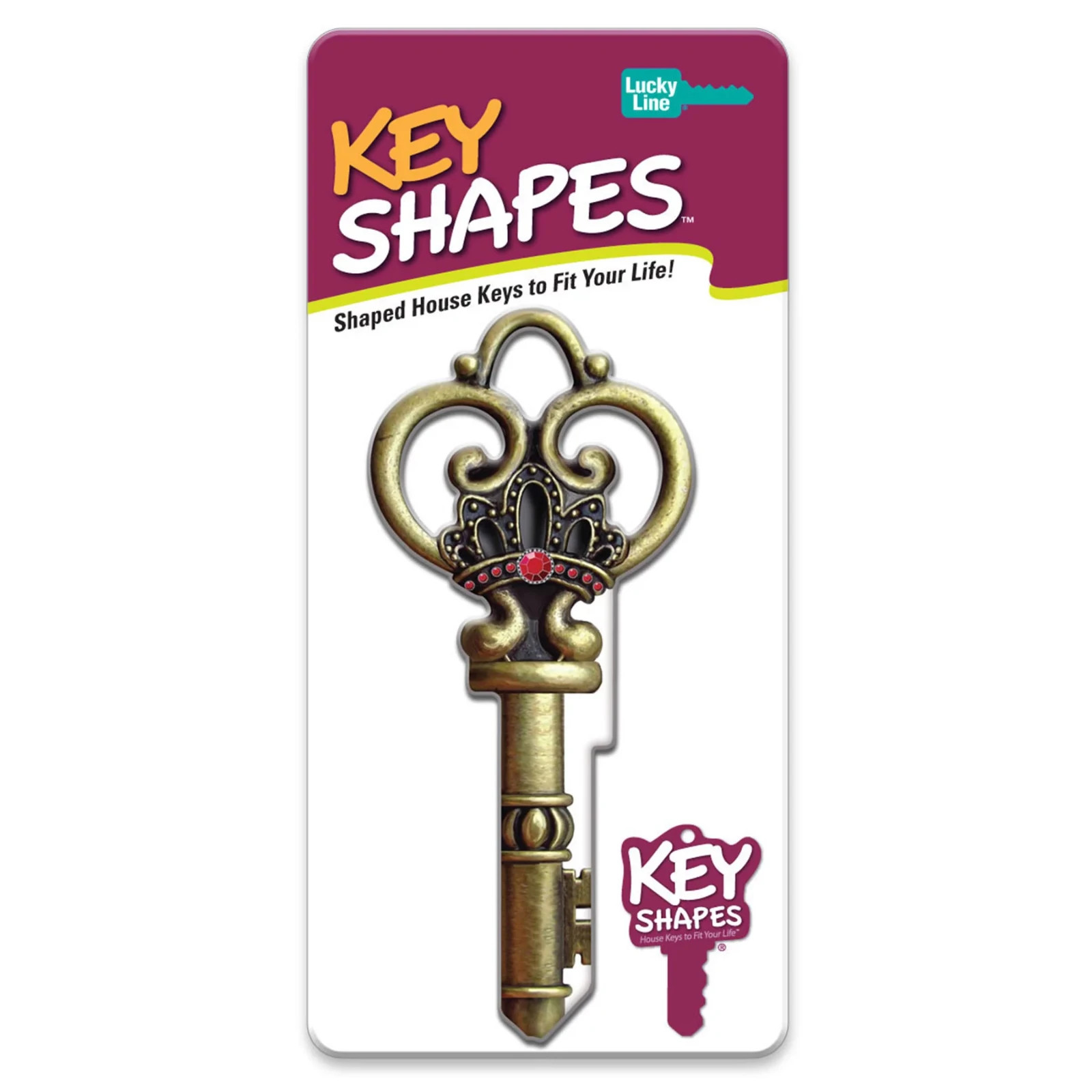 LUCKY LINE B146K SKELETON KWIKSET KW1 KEYWAY HOUSE KEY SHAPES